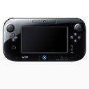 Wii U GamePad (schwarz, Vorderansicht)